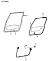 1992 Jeep Wrangler Door Seal Diagram - 55009829