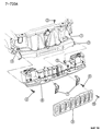 1998 Jeep Grand Cherokee Grille Diagram - 5DN46SX8