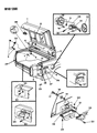 Chrysler New Yorker Trunk Lid Latch Diagram - 4378277