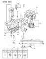 Dodge Colt Heater Core Diagram - MB939999