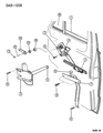Dodge Ram Van Window Regulator Diagram - 55274565