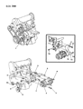 Chrysler Executive Limousine Drive Belt Diagram - B0015475