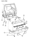 Jeep Grand Wagoneer Bumper Diagram - 5DL72MY2