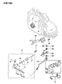 Dodge Release Bearing Diagram - MB837549