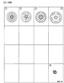 1996 Chrysler Sebring Spare Wheel Diagram - MR712105