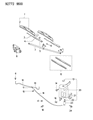 Dodge Colt Windshield Wiper Diagram - WB000019AE