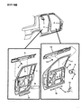 Chrysler LeBaron Weather Strip Diagram - 4520967