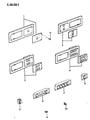 1992 Jeep Cherokee Power Window Switch Diagram - 55019367
