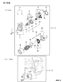 1996 Chrysler Sebring Starter Motor Diagram - MD172860
