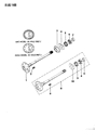 Jeep Comanche Axle Shaft Diagram - 83502882