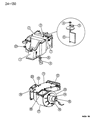 Dodge Ram Van Heater Core Diagram - 55036425