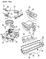 Dodge D150 Dipstick Diagram - 53005640