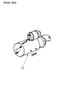 Dodge D150 Starter Motor Diagram - R4428221AB