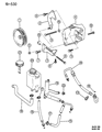 Jeep Comanche Power Steering Hose Diagram - 52037645