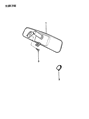 1990 Jeep Comanche Car Mirror Diagram - 35007638