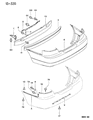 Chrysler Sebring Bumper Diagram - MR178695