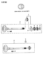 Jeep Wagoneer Axle Shaft Diagram - 83502882