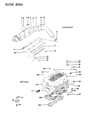 1994 Chrysler LeBaron Exhaust Manifold Diagram - MD134390