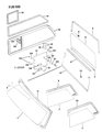 Jeep Grand Wagoneer Weather Strip Diagram - J5469531