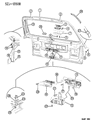 Jeep Grand Cherokee Trunk Lid Latch Diagram - 4883254
