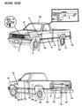 1990 Dodge Dakota Weather Strip Diagram - 4260134