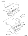 1994 Dodge Stealth Valve Cover Gasket Diagram - MD186786