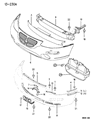 Chrysler Sebring Bumper Diagram - MR208265