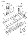 Dodge Ram 3500 Piston Ring Set Diagram - 4761334