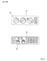Chrysler Concorde A/C Switch Diagram - 4757032
