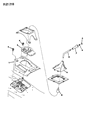 1994 Jeep Grand Cherokee Shift Knob Diagram - 53007073