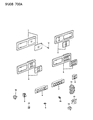 Jeep Wagoneer Power Window Switch Diagram - 55019367