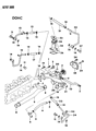 1994 Dodge Stealth Thermostat Housing Diagram - MD193877