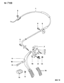 Chrysler Sebring Accelerator Cable Diagram - MB910570