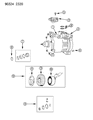 Dodge Dakota A/C Compressor Diagram - R7090003