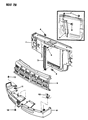 1993 Dodge Dakota Air Deflector Diagram - 5BE80KSD