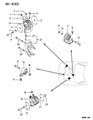 Dodge Avenger Engine Mount Bracket Diagram - MB936593