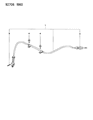 Dodge Colt Clutch Cable Diagram - MB912305