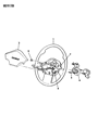 Dodge D150 Clock Spring Diagram - 52079002