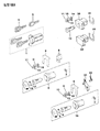 Jeep Grand Wagoneer Ignition Lock Cylinder Diagram - 55026014