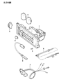1992 Jeep Cherokee Blower Control Switches Diagram - 83502719