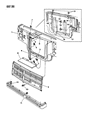 1990 Dodge Dakota Air Deflector Diagram - 4482830