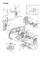 1988 Chrysler New Yorker Antenna Mast Diagram - 4494010