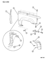 1996 Jeep Grand Cherokee Wheelhouse Diagram - 55295593