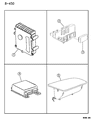 1996 Chrysler Cirrus ABS Control Module Diagram - R4605094