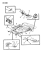 1989 Chrysler New Yorker Parking Brake Cable Diagram - 4485102
