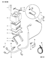 Chrysler Sebring Battery Tray Diagram - MB909351