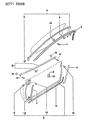 Dodge Stealth Door Seal Diagram - MB641311