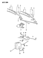 Dodge Ram 50 Windshield Washer Nozzle Diagram - MB337615