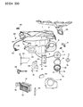 Chrysler Heater Core Diagram - 4644228