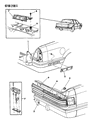 Chrysler Imperial Back Up Light Diagram - 5262231
